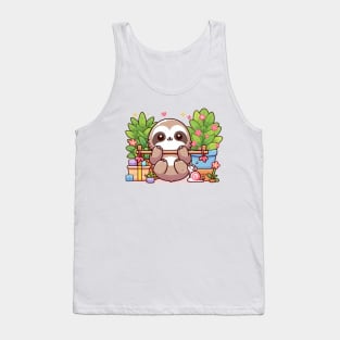 Playful Kawaii Sloth Tank Top